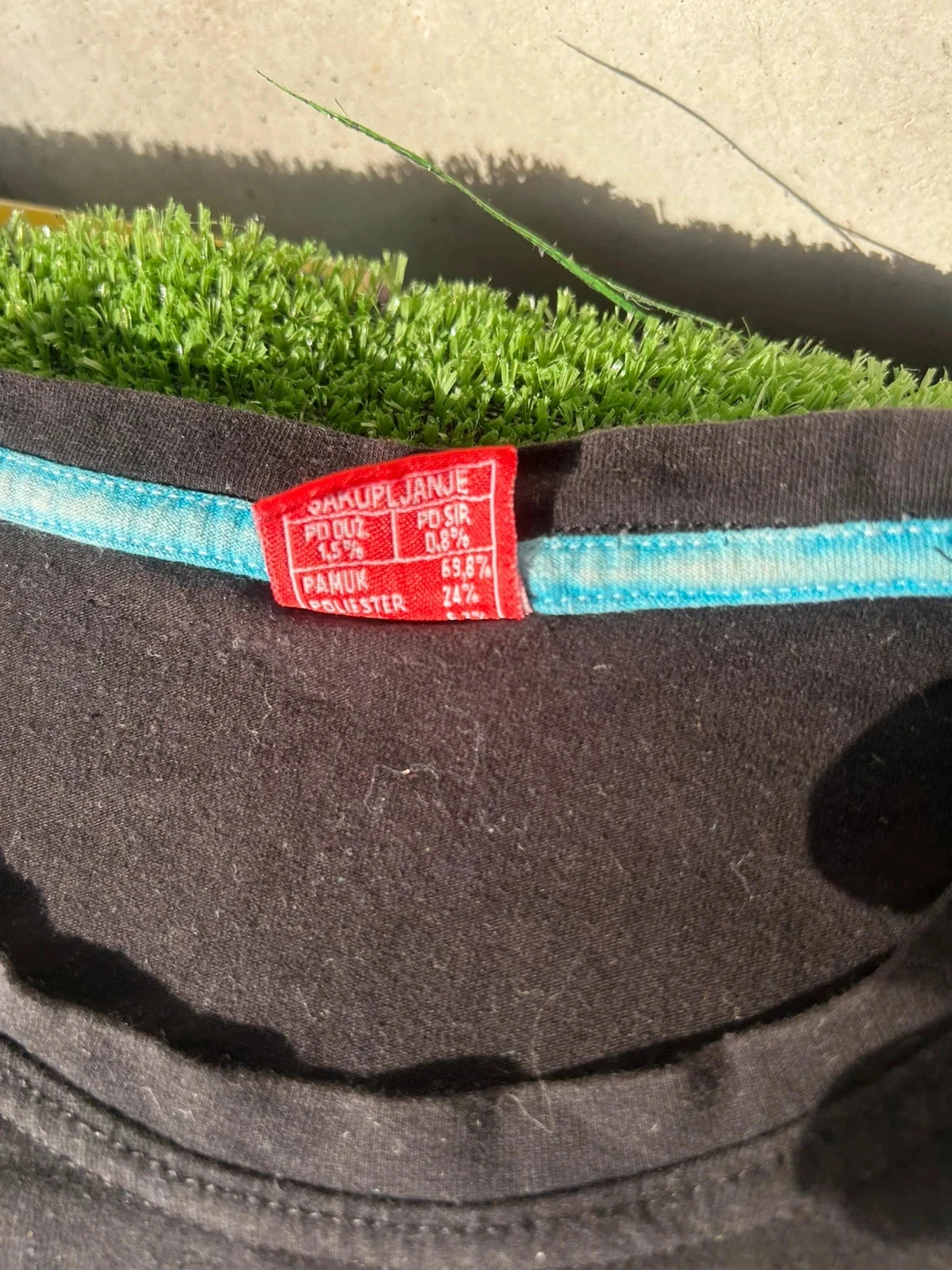 Zwarte sportieve print hoodie – photo 7